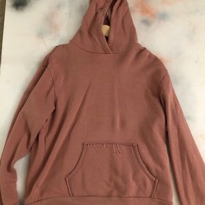 Pink Mazunte Cotton French Terry Hoodie